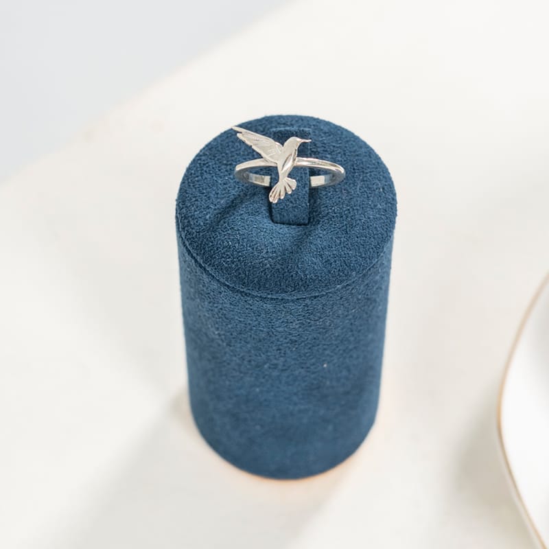 Colibrí-del-Alma-Anillo-Plata